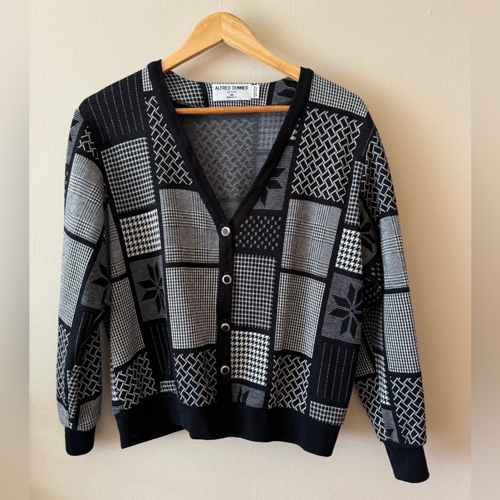 Vintage Alfred Dunner Layered Look Cardigan